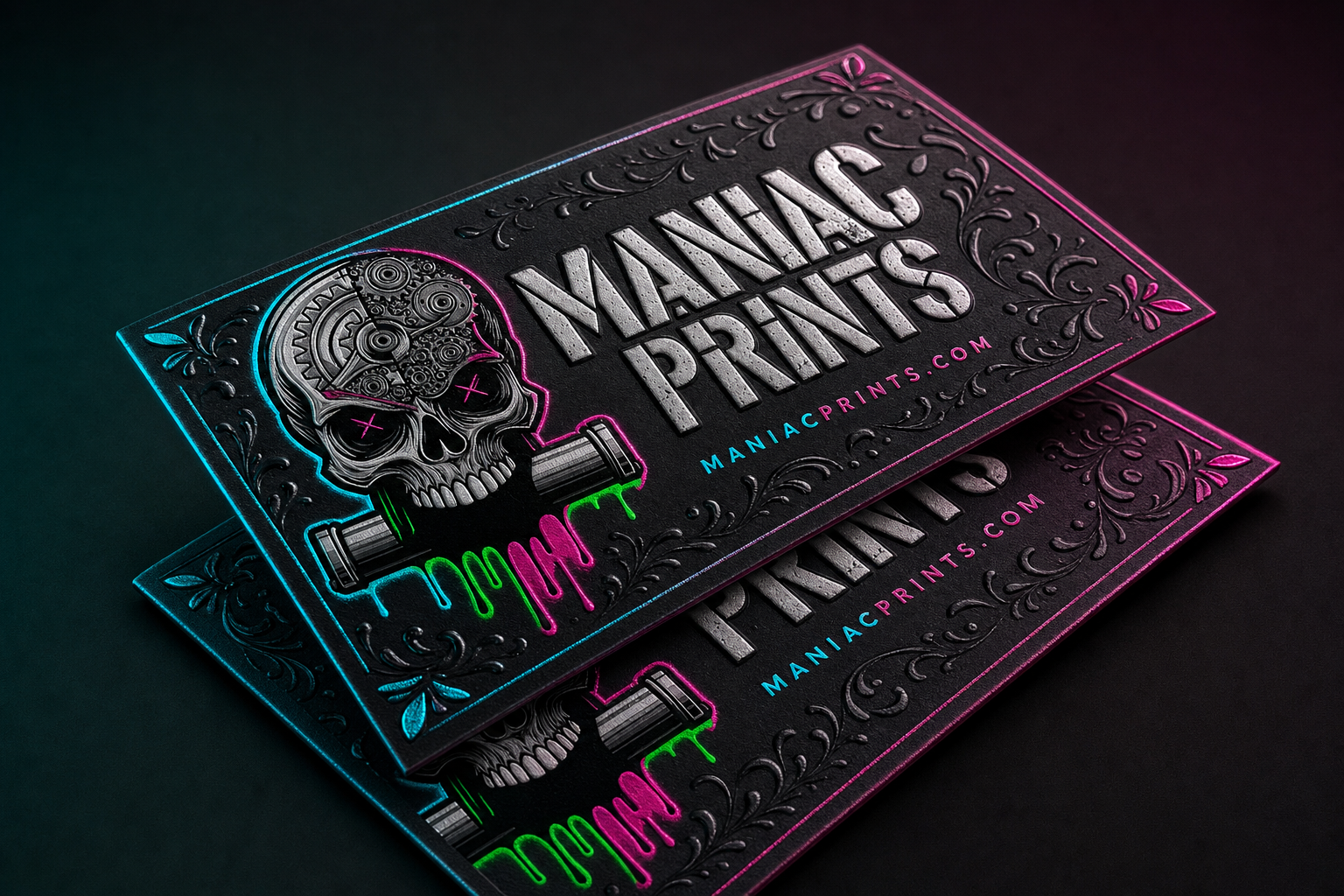 Dual Raised Business Cards