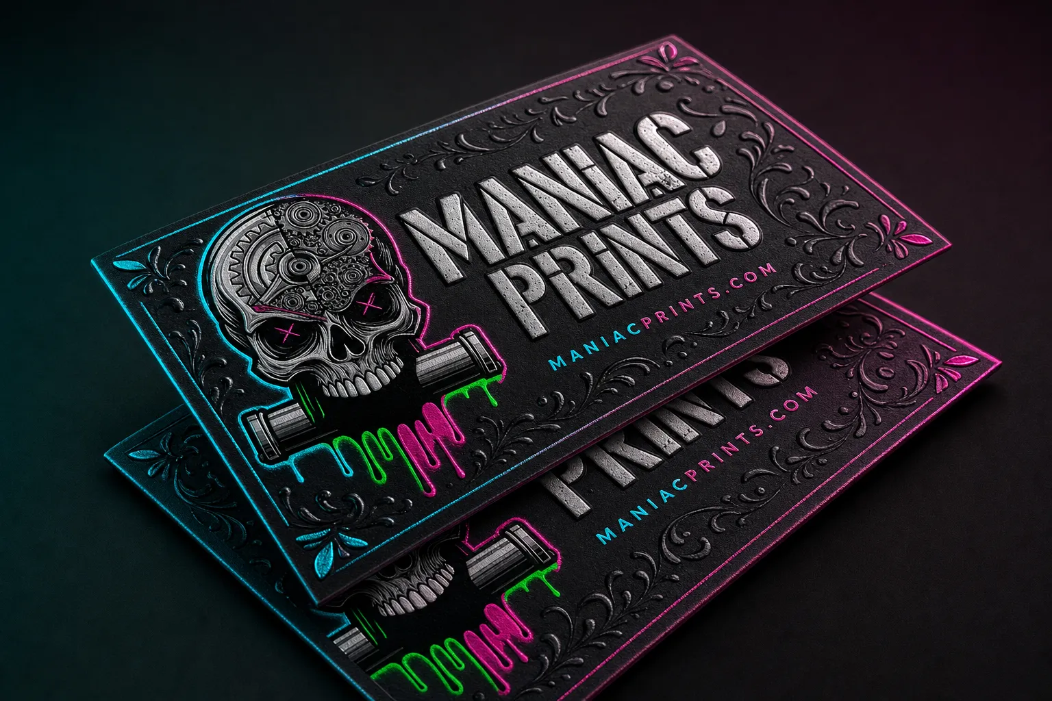 Dual Raised Business Cards