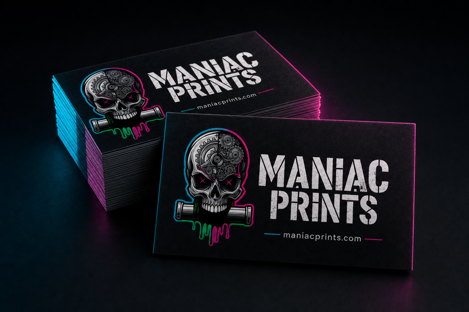 Suede Business Cards